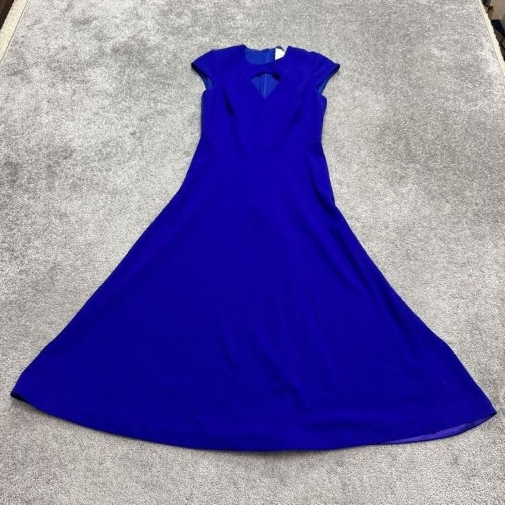 LK Bennett Royal Blue Midi Dress